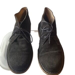 Gray Suede Unisex Leather suede Low Boots, Brand Alpargatus, US Size 9 (44 EU)